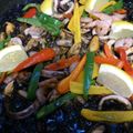 トマこ's cooksnap of when they made イカ墨のパエリア.
