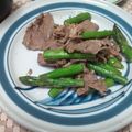 sino紫野's cooksnap of when they made 牛肉とアスパラの柚子こしょう和え.