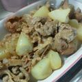 ☆DEKO's cooksnap of when they made 牛肉とこんにゃくの甘辛炒め☆.