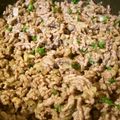 marilin36's cooksnap of when they made エスニック★鶏ひき肉の香りそぼろ.