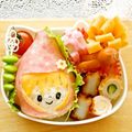 ♡もーちん♡'s cooksnap of when they made ＊キャラ弁＊　レインコートの女の子*.