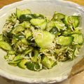 なつ８あき４'s cooksnap of when they made 疲労回復？きゅうりの酢の物.