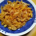 食べるの大好きっ娘。's cooksnap of when they made 豚肉と玉ねぎのケチャ醤油炒め.