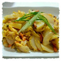 na72tsu3mi's cooksnap of when they made 新じゃがと新玉ねぎの卵焼き.