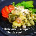 putimiko's cooksnap of when they made 海老とポテトのバジルサラダ♪.