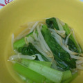 arisuhime's cooksnap of when they made 小松菜ともやしの中華風☆.