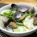 じゅごんシェフ's cooksnap of when they made アスパラとあさりと春キャベツのレンジ蒸し.