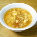 みわたけ's cooksnap of when they made トマトと玉ねぎのふわふわ玉子スープ.