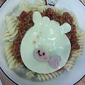 ママけいこりん's cooksnap of when they made ＊キャラ弁＊簡単♪のせるだけ金魚ちゃん.