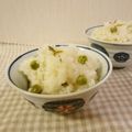 ローズレース's cooksnap of when they made えんどう豆と切り昆布の炊き込みご飯.