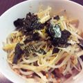 sakunanarin's cooksnap of when they made 納豆もやし☆.