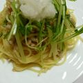 我輩は子猫である's cooksnap of when they made 時短♪ツナと水菜のあっさり和風パスタ☆.