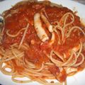 hush99's cooksnap of when they made タコとトマトの美味しいパスタ。.