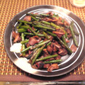 にゃんこ社員's cooksnap of when they made 砂肝とにんにくの芽炒め.