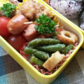 kanna2288's cooksnap of when they made いんげんちくわごま炒め　お弁当のおかず.