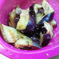 かぴーな's cooksnap of when they made ＊ルクエdeなすのごま和え＊.