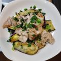 青森在住's cooksnap of when they made 豚肉と茄子のフライパン焼き！薬味のせ♪.