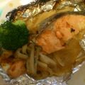 つなじゅん's cooksnap of when they made 野菜たっぷり♪鮭の味噌マヨホイル焼き.