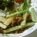しょこらまみー's cooksnap of when they made 牛肉とセロリの炒め物.