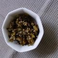 Taketate's cooksnap of when they made 大根葉の甘辛胡麻炒め.