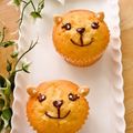 レアレアチーズ's cooksnap of when they made キャラスイーツ＊くまちゃんマフィン♡.