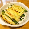 マッハママ's cooksnap of when they made ＊ちくわとインゲンのチーズ焼き＊.