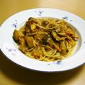 子らいおんママ's cooksnap of when they made トマトソーススパゲティ.