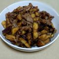 まめ姫ママ's cooksnap of when they made サツマイモと豚肉のバター醤油風味炒め♪.