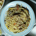 にゃこま's cooksnap of when they made 牛肉と茄子とトマトの和風パスタ.