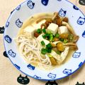 ふたごゆき's cooksnap of when they made ■素麺と豆腐となめこの味噌汁■.