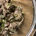 クックとむとむ's cooksnap of when they made 『塩レバー』ねぎ塩で♪.