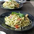 あず7225's cooksnap of when they made トマトのジェノベーゼパスタ.