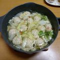 55才のおじさん's cooksnap of when they made 白菜の肉だんご鍋.