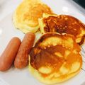 ぱんのん's cooksnap of when they made HMで簡単！ふわふわスフレパンケーキ.