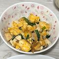 きなりん＊'s cooksnap of when they made 簡単5分で☆ニラ玉豆腐のオイスターソース.