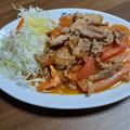 ponnko's cooksnap of when they made うまみトマト生姜焼き.