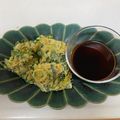 長澤萌's cooksnap of when they made 長ネギ(青い部分)大量消費★米粉チヂミ.