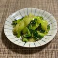 コムギ大好き's cooksnap of when they made 青梗菜の中華風和え物.