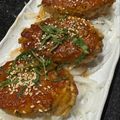 TeaChan214's cooksnap of when they made おうち居酒屋〜筍と大葉のつくね串〜.