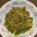 わこちゃん☻'s cooksnap of when they made ★ゴーヤとひき肉のスパイシーカレー炒め★.