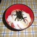 クックS076PG☆'s cooksnap of when they made とろろマグロ付け丼❤️❤️❤️.