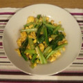 naommmi's cooksnap of when they made 簡単･小松菜と炒り卵の塩炒め.