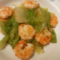 eripooh314's cooksnap of when they made シャキシャキ★レタス＆エビの塩炒め.