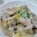oyabin214's cooksnap of when they made 鶏肉のうまうま塩煮白菜バージョン☆.