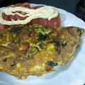 チョコネコ's cooksnap of when they made ほうれん草のスクランブルエッグ卵焼き.