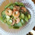 あかぴーー's cooksnap of when they made 海老のさっぱり塩麹中華ドレッシングサラダ.