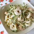 レオン犬's cooksnap of when they made 簡単おいしい！カイワレちくわサラダ.