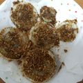 くしすて's cooksnap of when they made 揚げないサクサクな玉ねぎカツ.