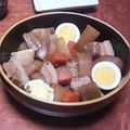 ミルキィ1206's cooksnap of when they made ■　こっくり味の豚バラ大根　煮卵添え　■.