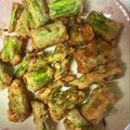 тakuмasa✩。's cooksnap of when they made オクラの唐揚げ.